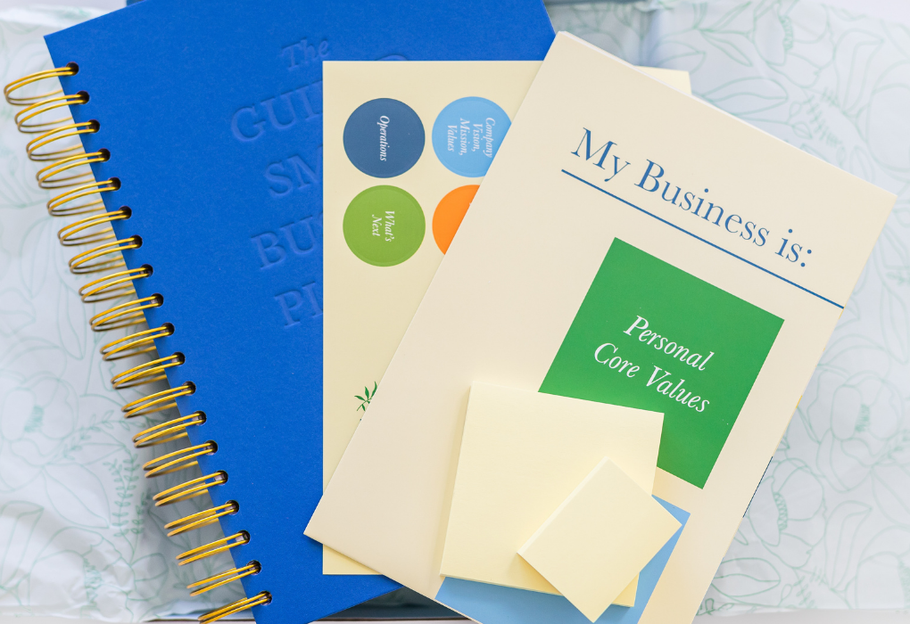Image of the planner and tools.