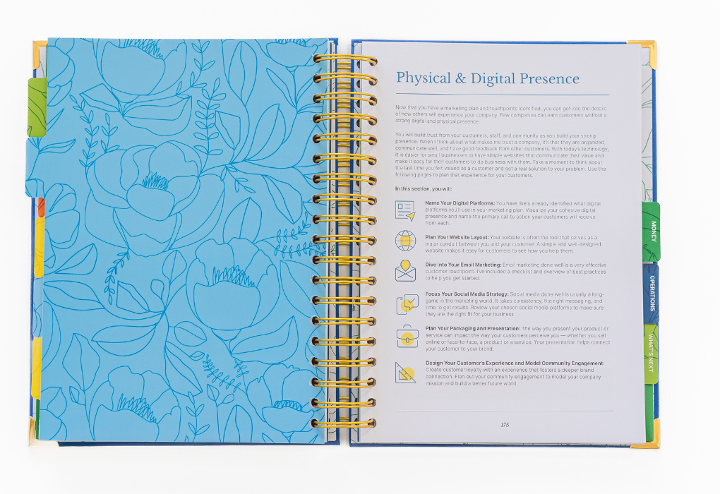 Section of The Guided Small Business Planner