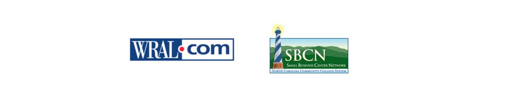 As seen on WRAL Logo and Small Business Center Network of North Carolina Logo